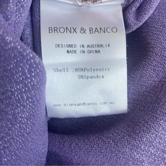 Bronx and Banco Amara Lilac Cut Out Gown L - Picture 15 of 15